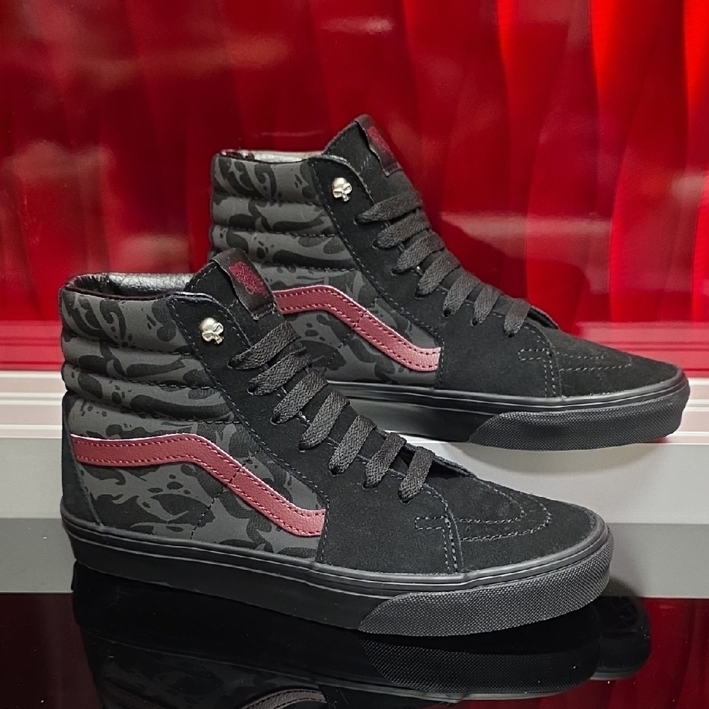Vans Sk8 Hi In The Shadows Port Black Men’s 6  Women’s 7.5 New with Box